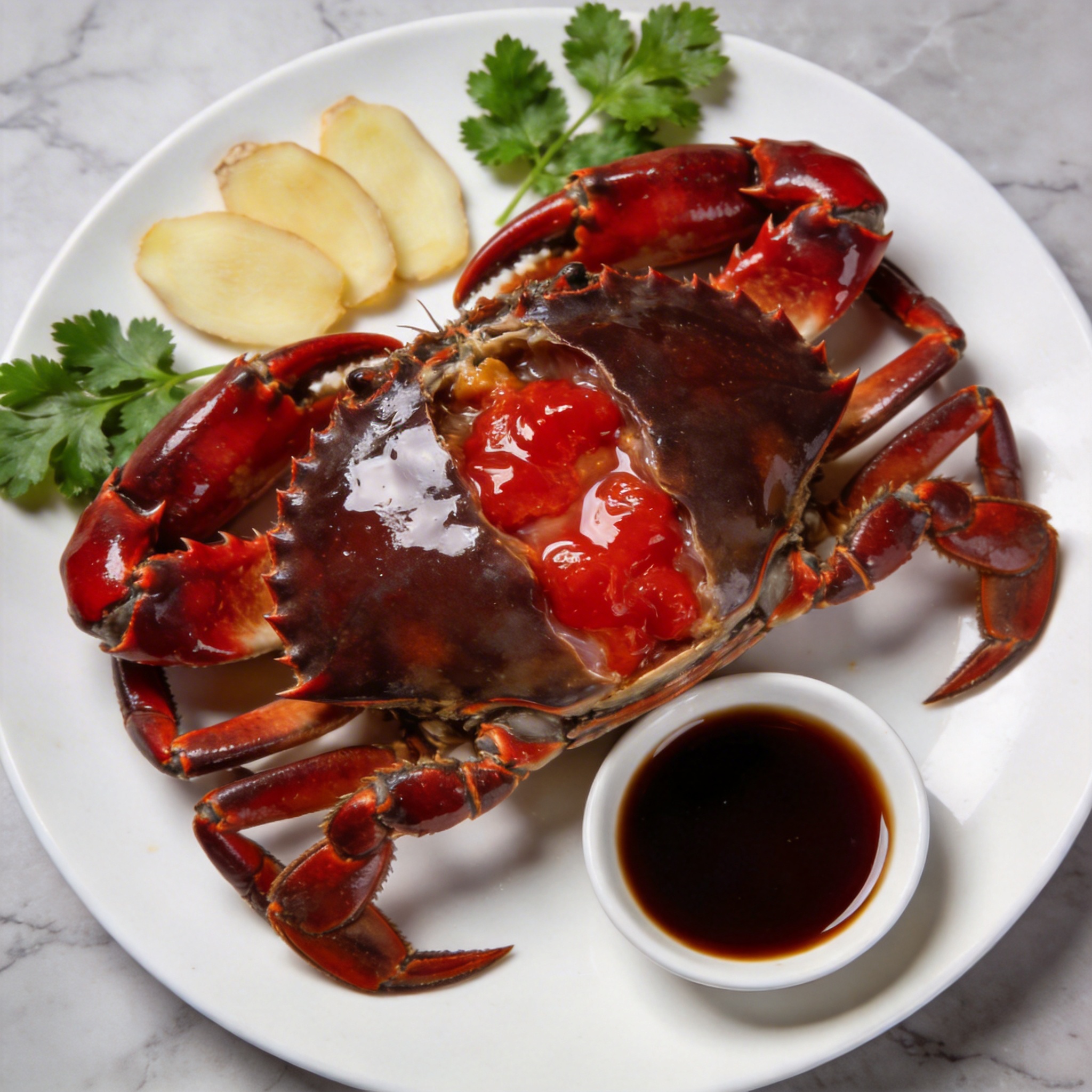 宁波红膏呛蟹
